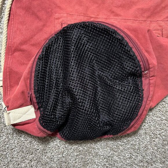 Tommy Bahama Billfish Cowboy Red Cotton Rope-Handle Drawstring Bag - Picture 8 of 11